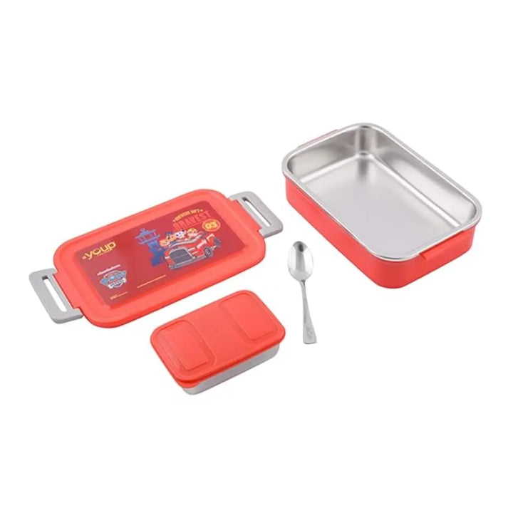 PAW Patrol Stainless Steel Lunch Box - Tasty Bites (850 ml) - Red