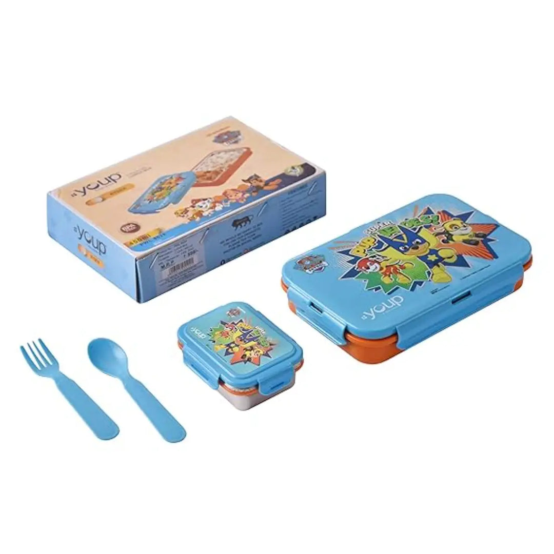 PAW Patrol Stainless Steel Lunch Box - Ryder (450 ml) - Blue