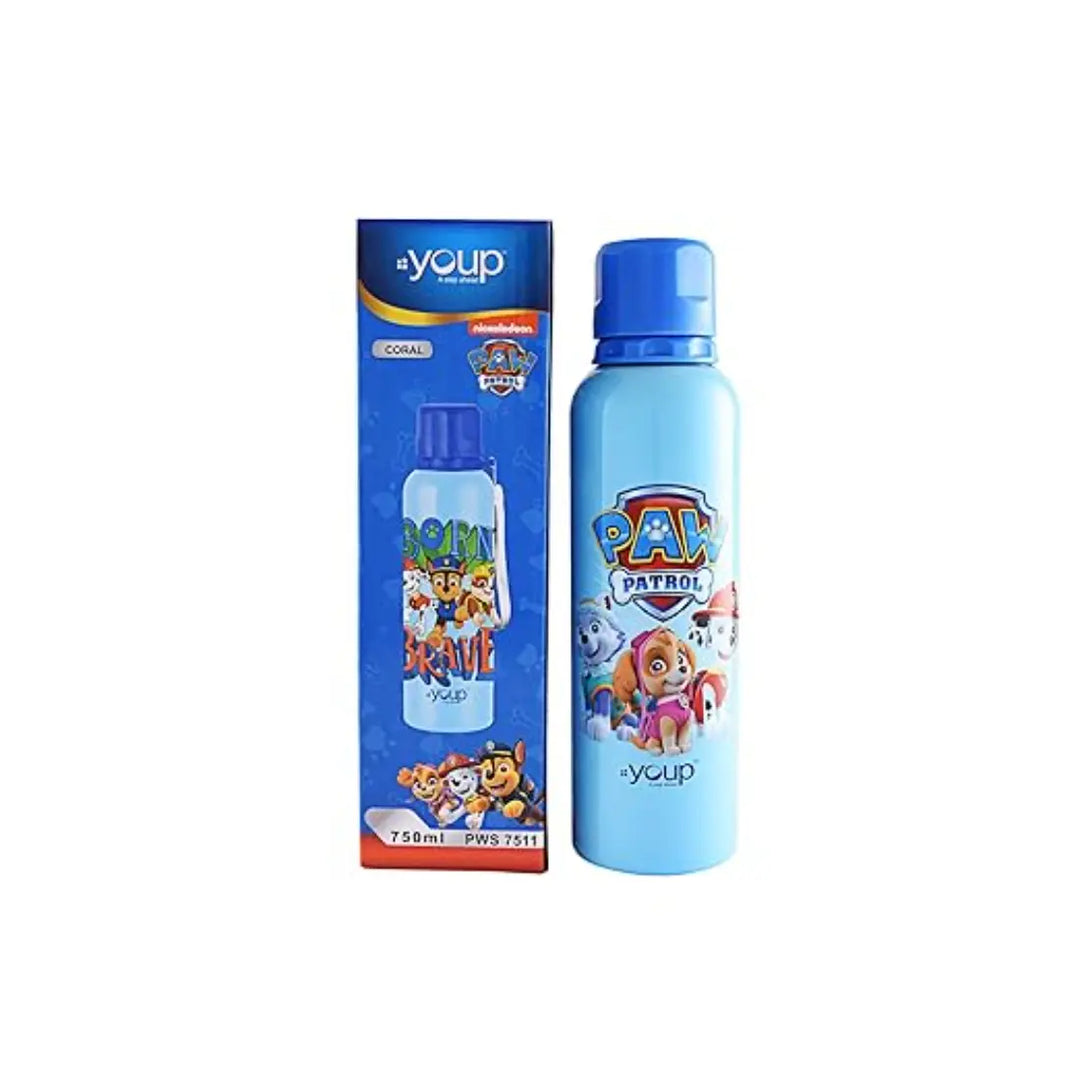 PAW Patrol Stainless Steel Bottle - Coral (750 ml) - Blue