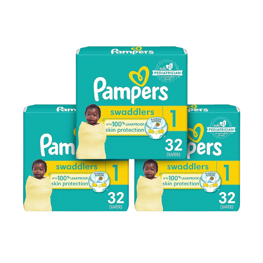 Pampers Swaddlers Taped Diapers Size 1 (32pcs) (4-6KG)