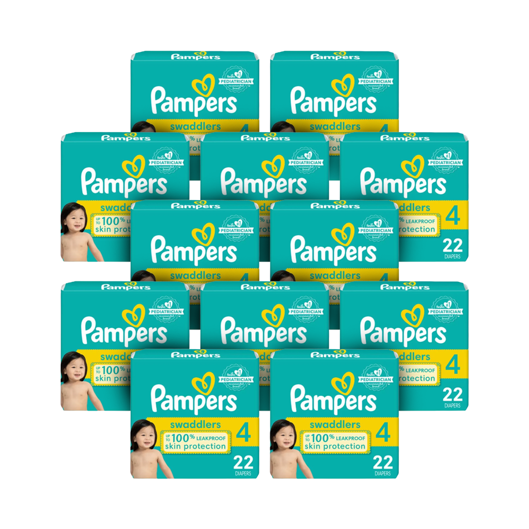 Pampers Swaddlers Taped Diapers Size 4 (22pcs) (7-15KG)