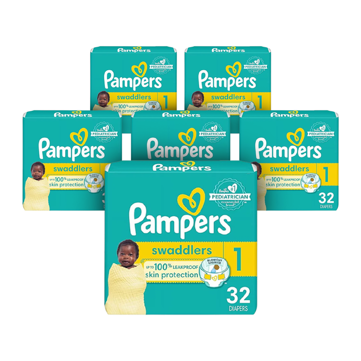 Pampers Swaddlers Taped Diapers Size 1 (32pcs) (4-6KG)