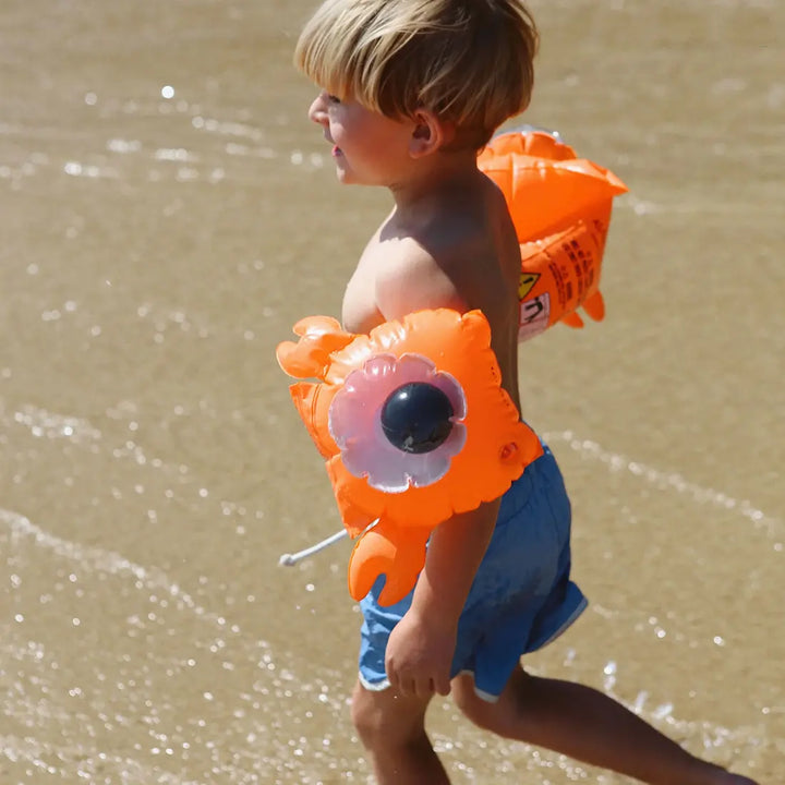 SUNNYLiFE Buddy Float Bands - Sonny the Sea Creature Neon Orange