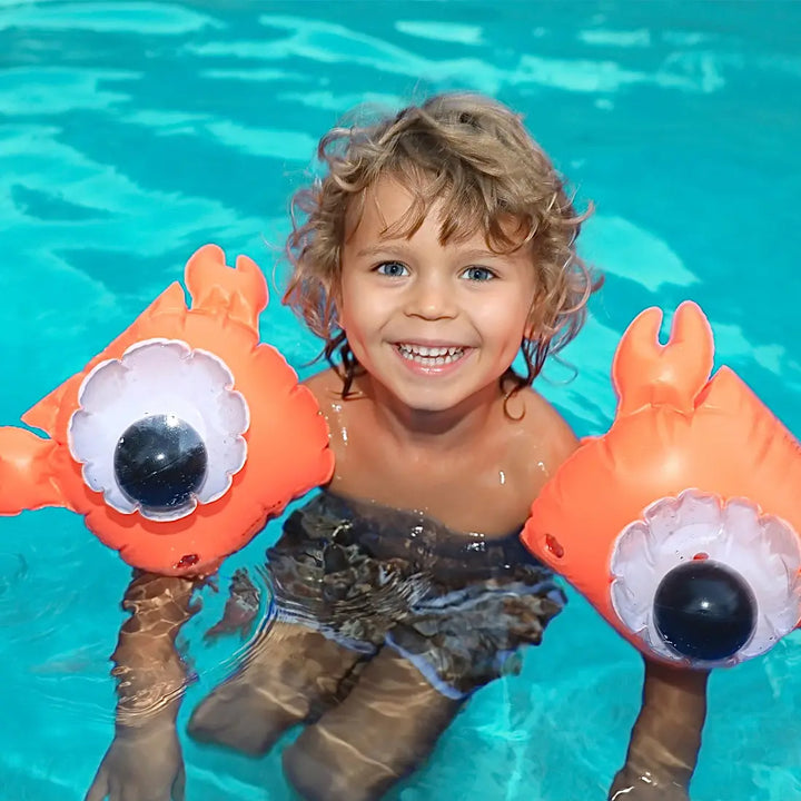 SUNNYLiFE Buddy Float Bands - Sonny the Sea Creature Neon Orange