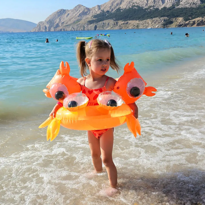 SUNNYLiFE Buddy Float Bands - Sonny the Sea Creature Neon Orange