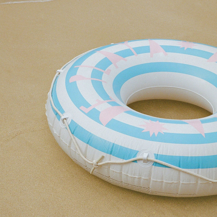 SUNNYLiFE Retro Pool Ring - De Playa Stripe