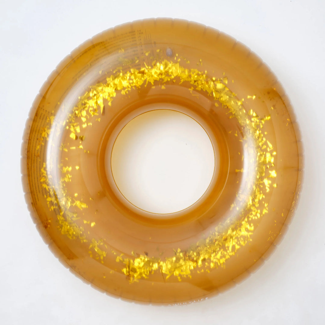 SUNNYLiFE Pool Ring - Disco Gold