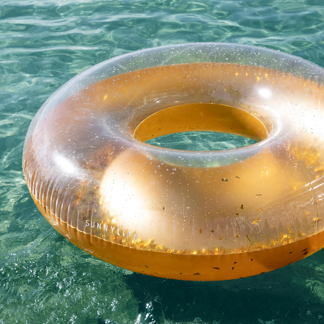 SUNNYLiFE Pool Ring - Disco Gold