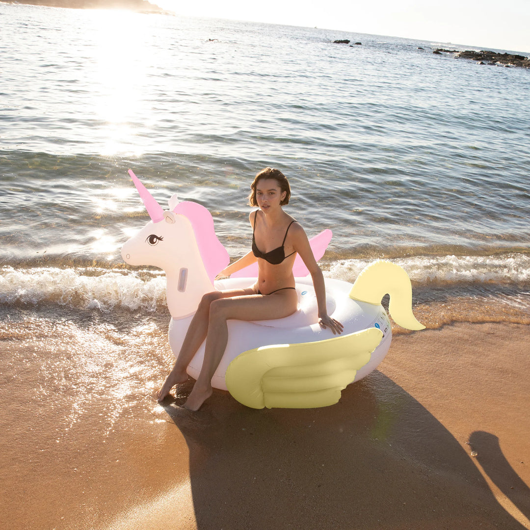 SUNNYLiFE Luxe Ride-On Float - Unicorn Pastel