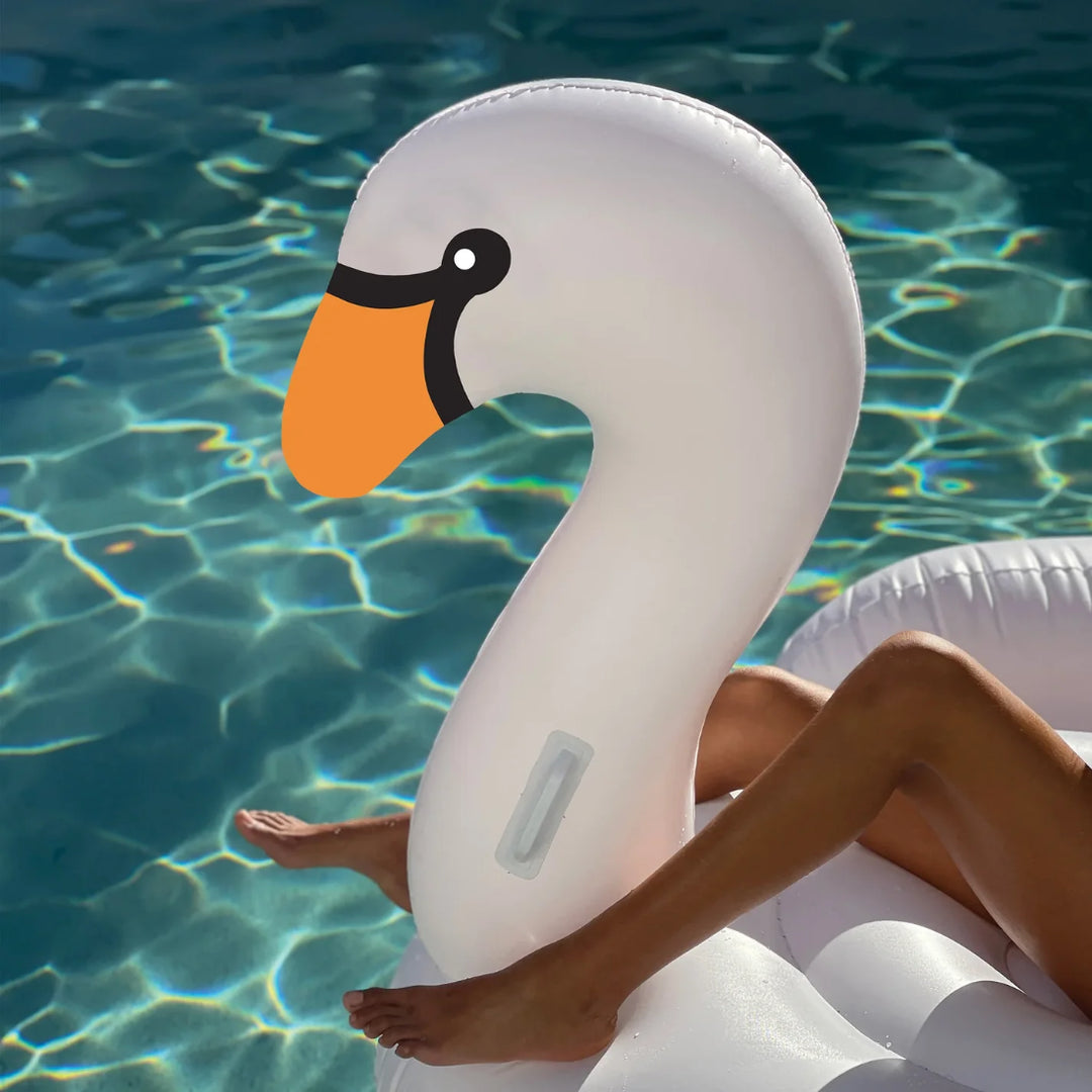 SUNNYLiFE Luxe Ride-On Float - Swan