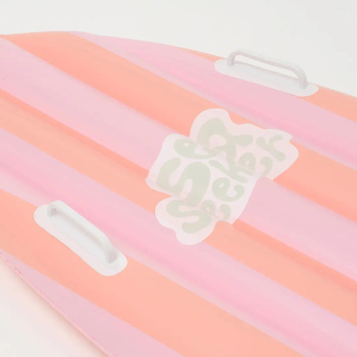 SUNNYLiFE Ride With Me Surfboard Float - Sea Seeker Strawberry