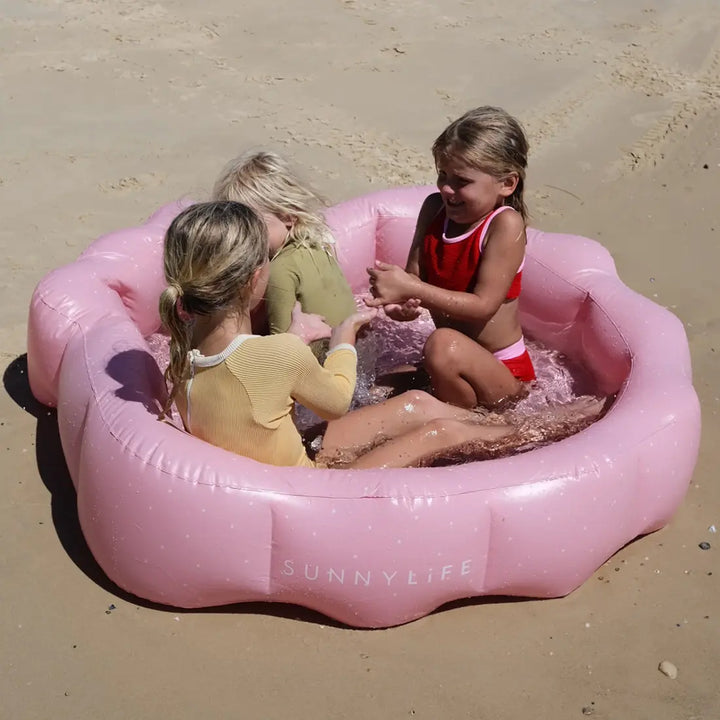 SUNNYLiFE Inflatable Backyard Pool - Ocean Treasure Rose