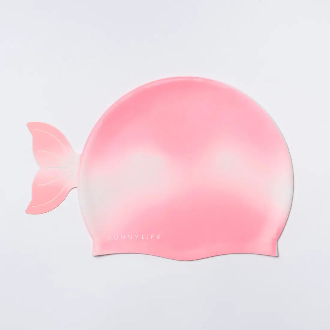 SUNNYLiFE Shaped Swimming Cap - Ocean Treasure Rose Ombre