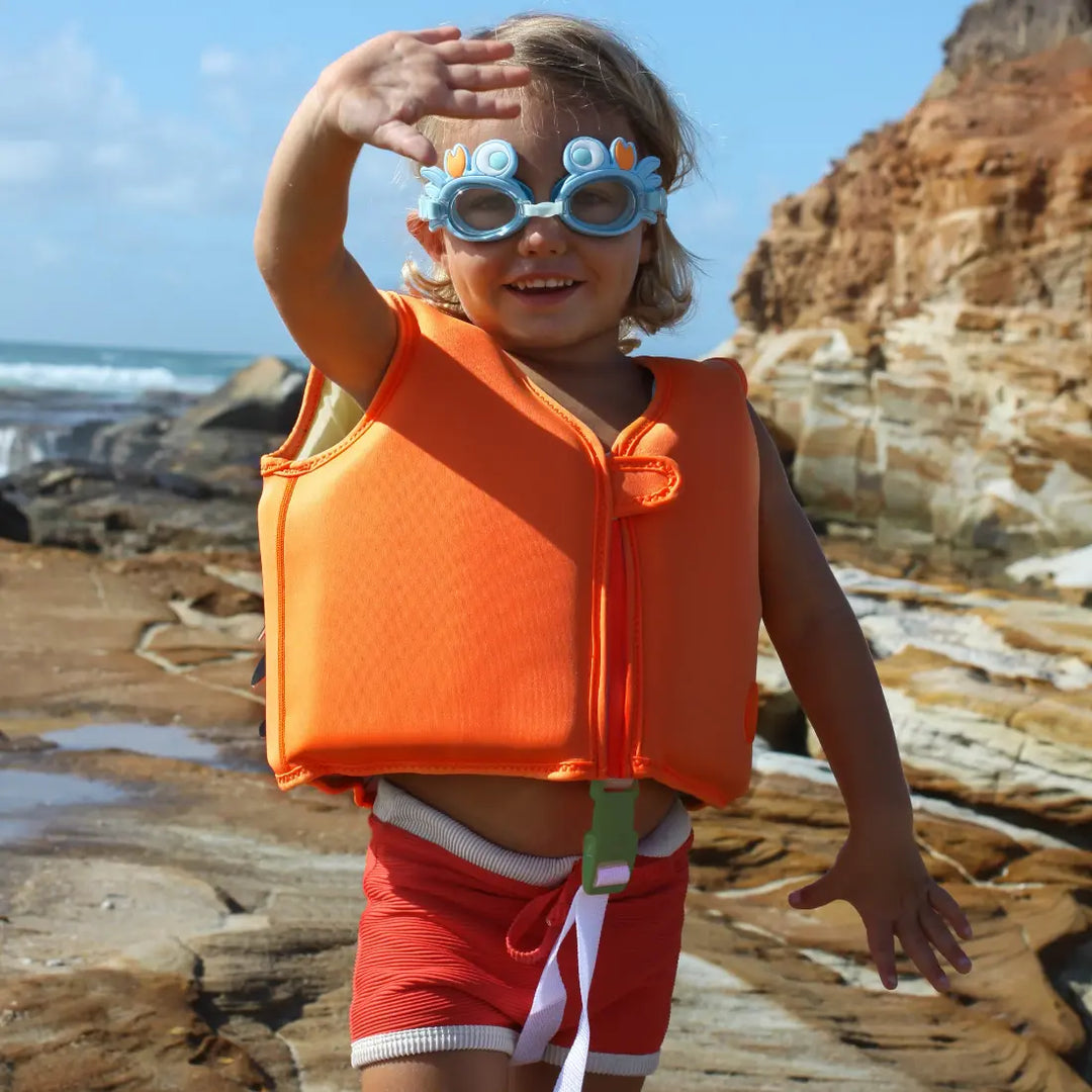 SUNNYLiFE Mini Swim Goggles - Sonny the Sea Creature Blue