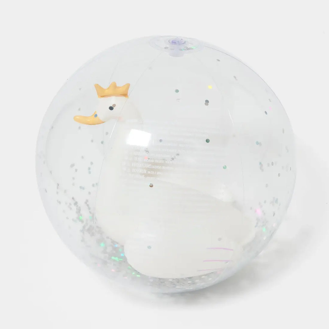 SUNNYLiFE 3D Inflatable Beach Ball - Princess Swan Multi