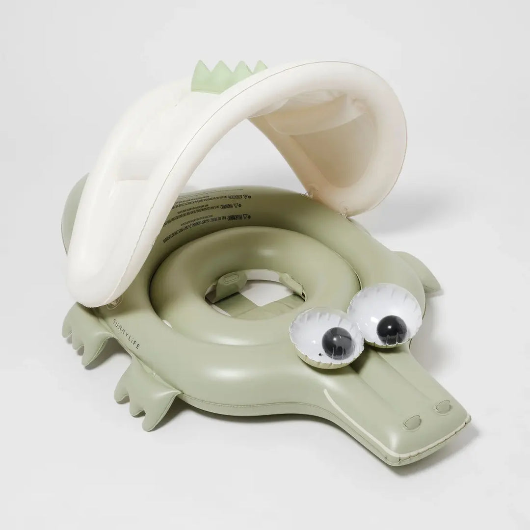 SUNNYLiFE Baby Float - Cookie the Croc Khaki