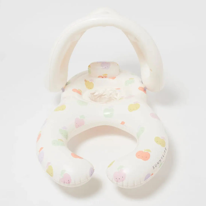 SUNNYLiFE Float Together Baby Seat - Apple Sorbet Multi