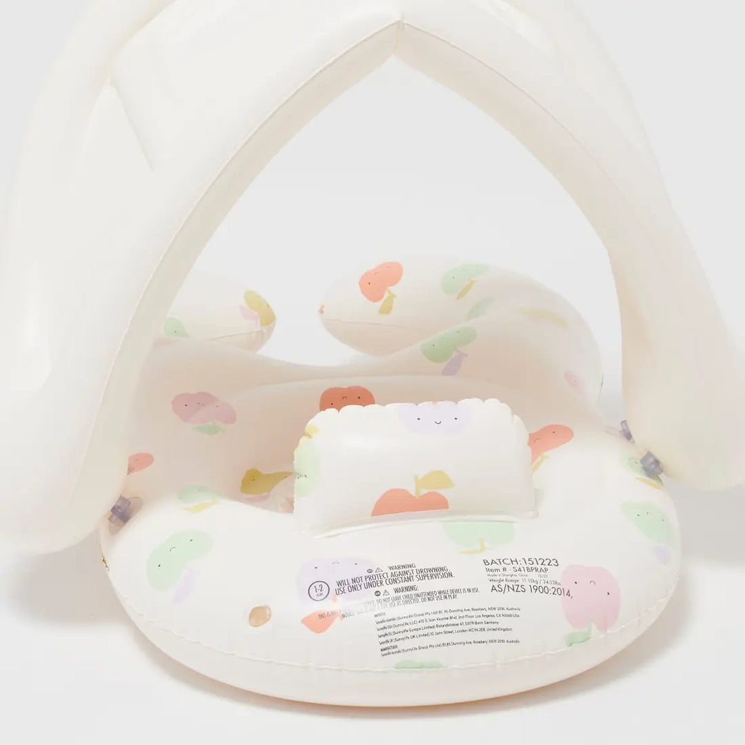 SUNNYLiFE Float Together Baby Seat - Apple Sorbet Multi