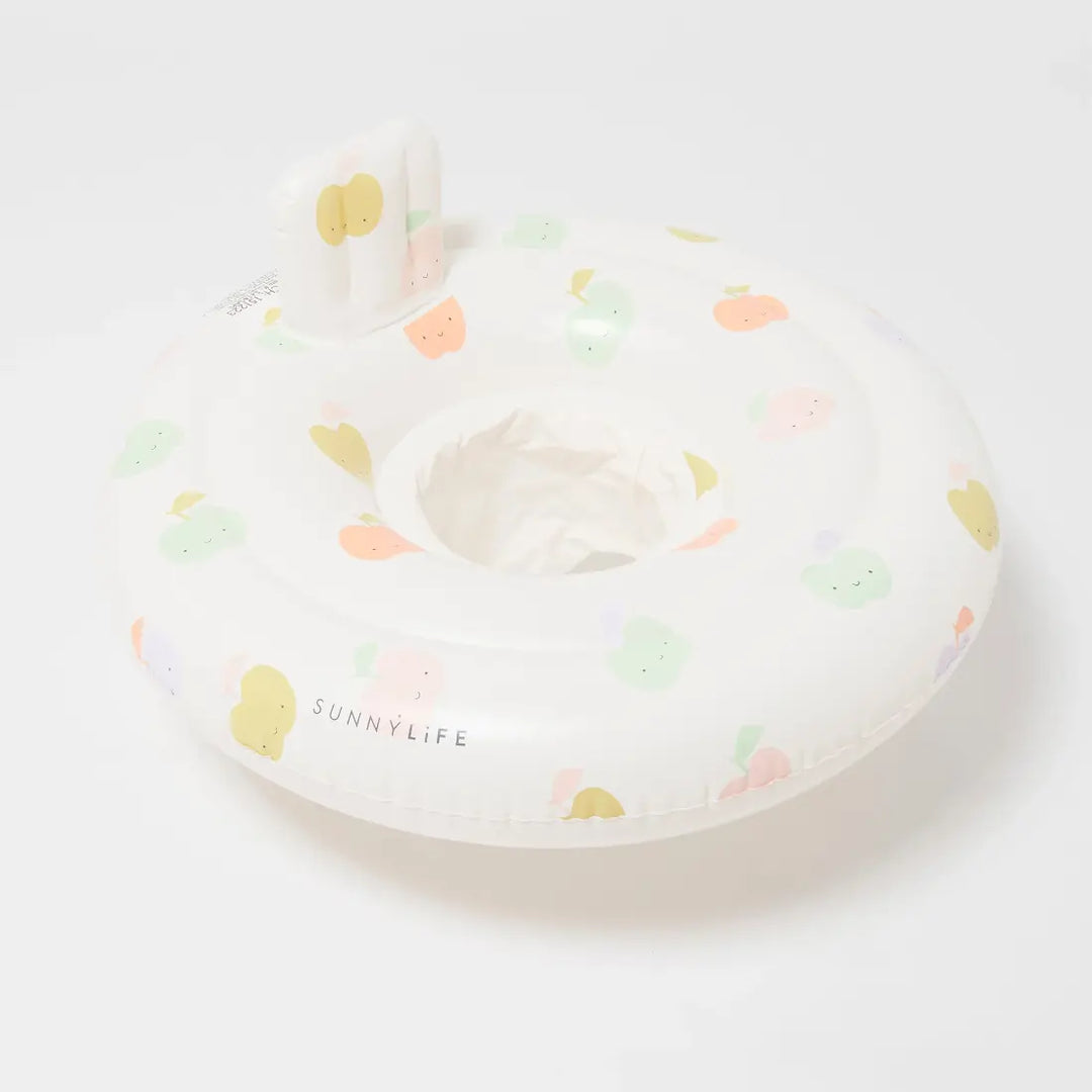 SUNNYLiFE Baby Seat Float - Apple Sorbet Multi