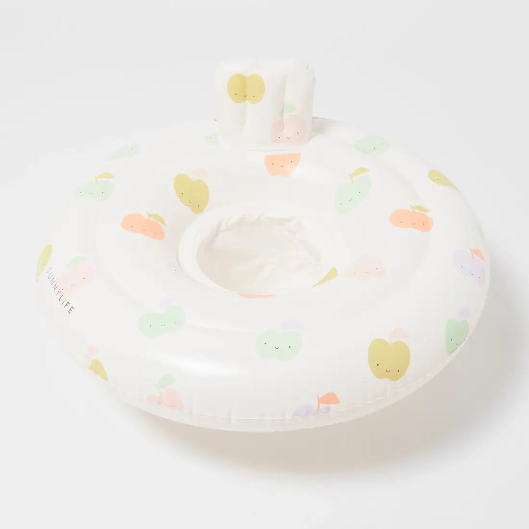 SUNNYLiFE Baby Seat Float - Apple Sorbet Multi