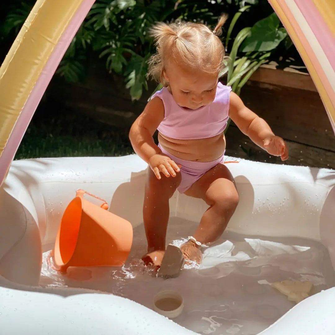 SUNNYLiFE Kids Inflatable Pool - Princess Swan Multi