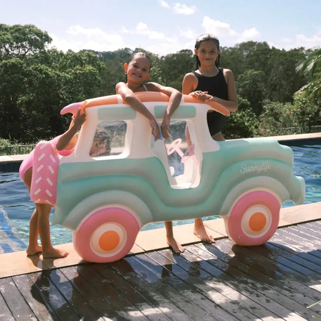 SUNNYLiFE Luxe Lie-On Float - Beach Buggy Multi