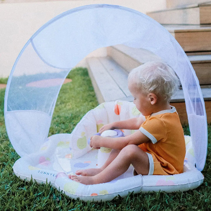 SUNNYLiFE Baby Playmat with Shade - Apple Sorbet Multi