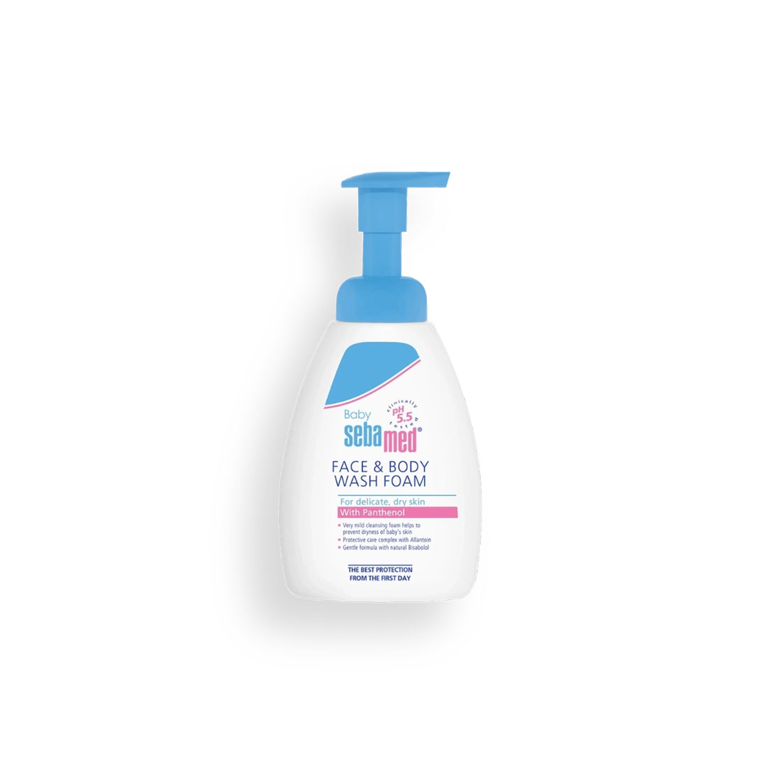 Sebamed Baby Face &amp; Body Wash Foam (400ml)