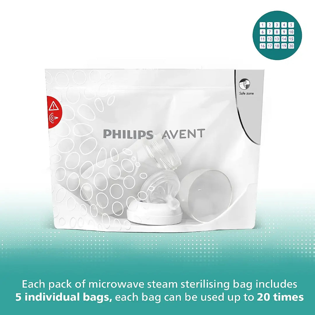 Philips Avent Microwave Sterilizer Bags (Pack of 5)