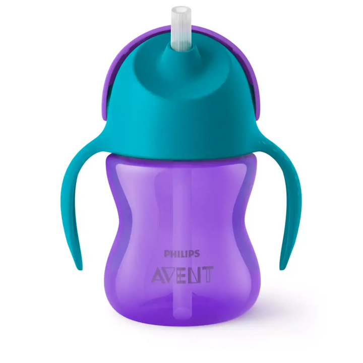 Philips Avent Straw Cup (Blue) (9m+) - 7oz/200ml (Single Pack)