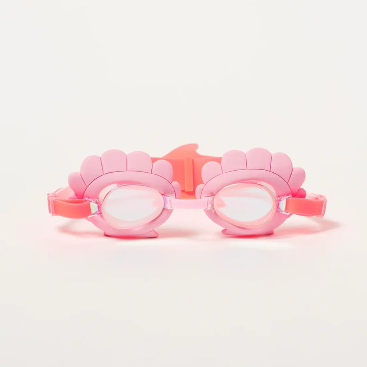 SUNNYLiFE Melody the Mermaid Mini Swim Goggles - Neon Strawberry