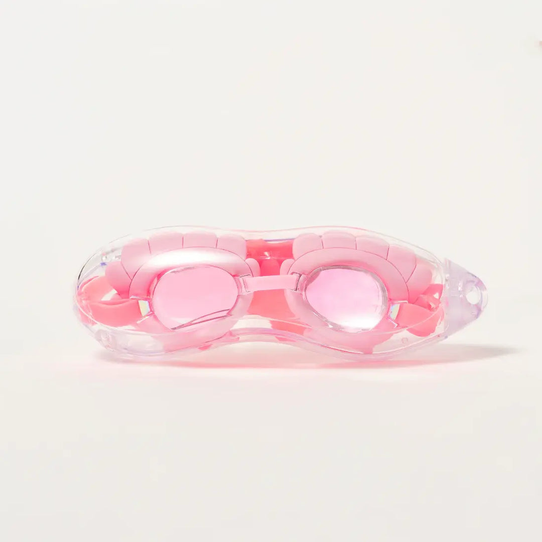 SUNNYLiFE Melody the Mermaid Mini Swim Goggles - Neon Strawberry