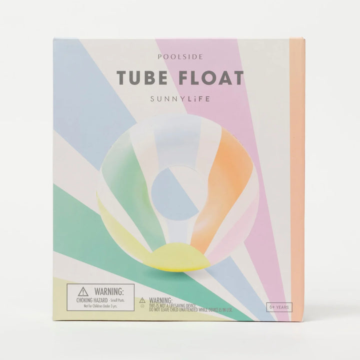 SUNNYLiFE Pool Side Tube Float - Pastel Gelato