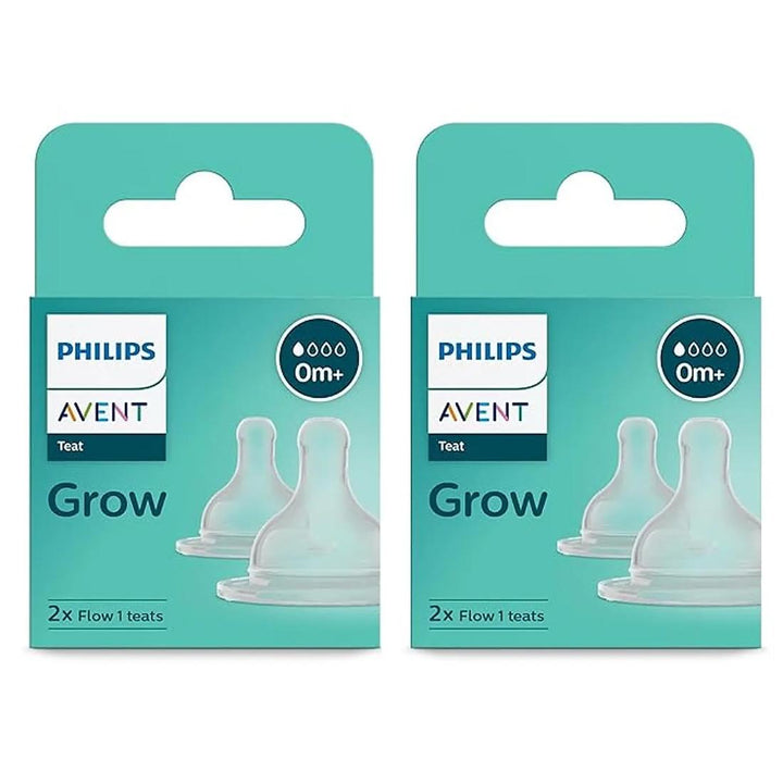 Philips Avent Grow Teat (0M+) (Twin Pack)