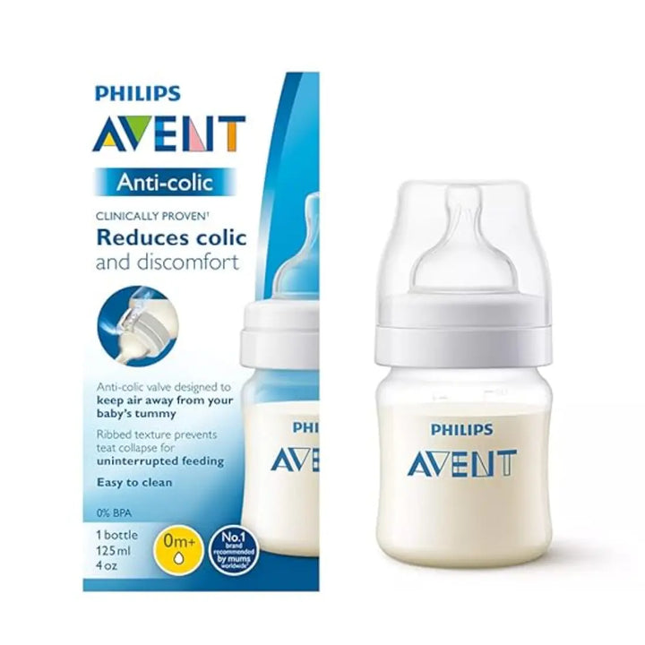 Philips Avent Anti-colic Bottle (0M+) - 4oz/125ml (Single Pack)