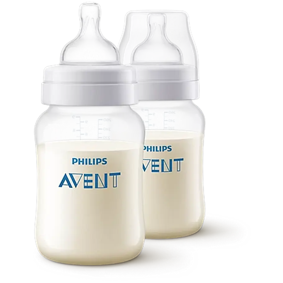 Philips Avent Anti-colic Bottle (1M+) - 9oz/260ml (Double Pack)