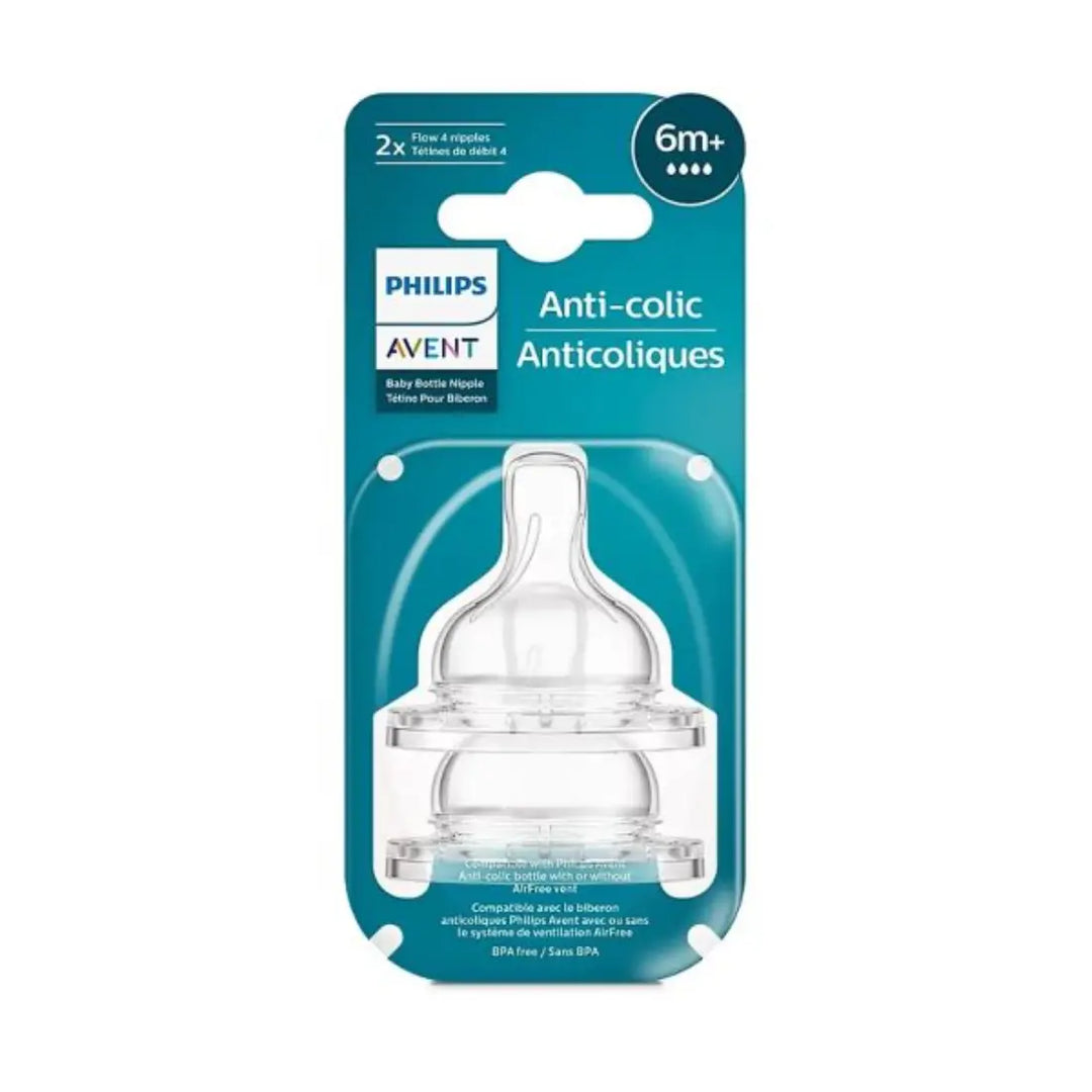 Philips Avent Anti-colic Teat (6M+) (Twin Pack)