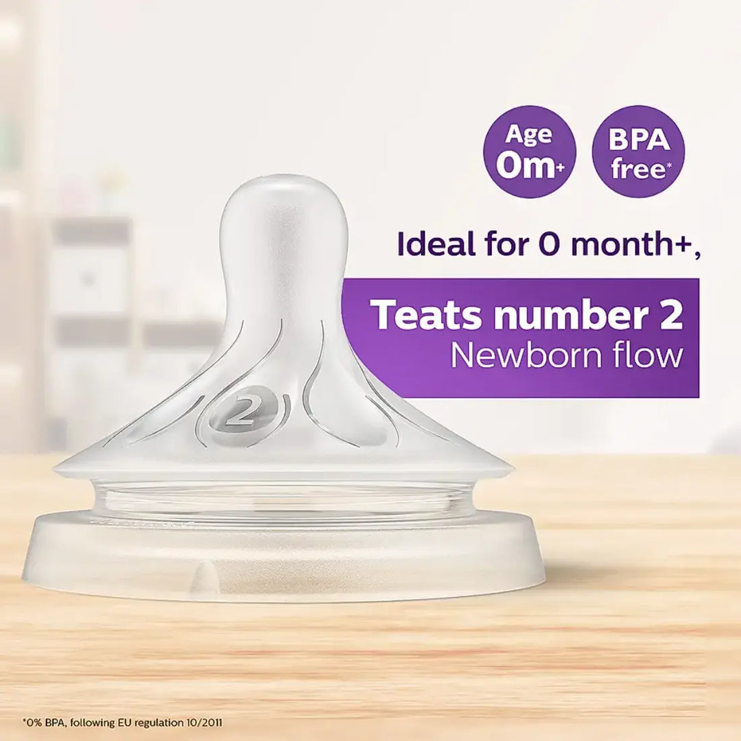 Philips Avent Natural Response Teat (0M+) (Twin Pack)