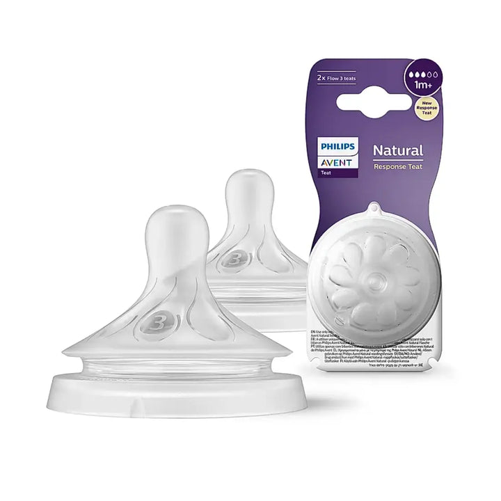 Philips Avent Natural Response Teat (1M+) (Twin Pack)