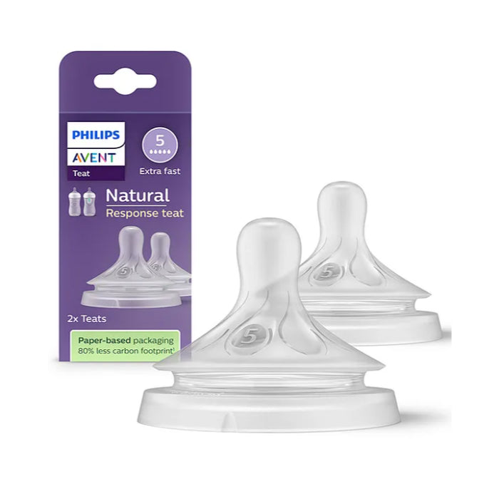 Philips Avent Natural Response Teat Flow 5 - Extra Fast (Twin Pack)