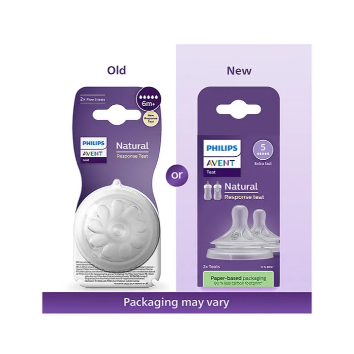 Philips Avent Natural Response Teat Flow 5 - Extra Fast (Twin Pack)