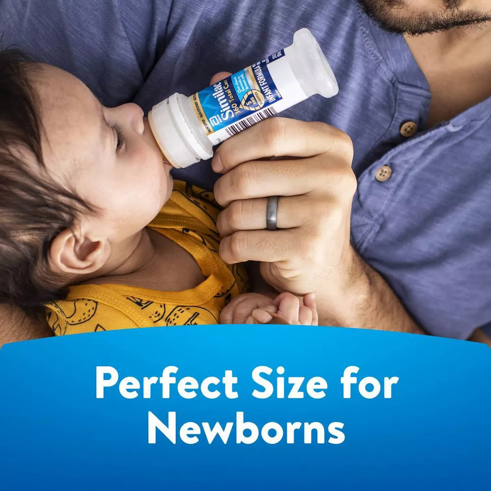 Similac 360 Total Care Ready-to-Feed Infant Formula with Iron (2 fl oz, 12 Bottles)