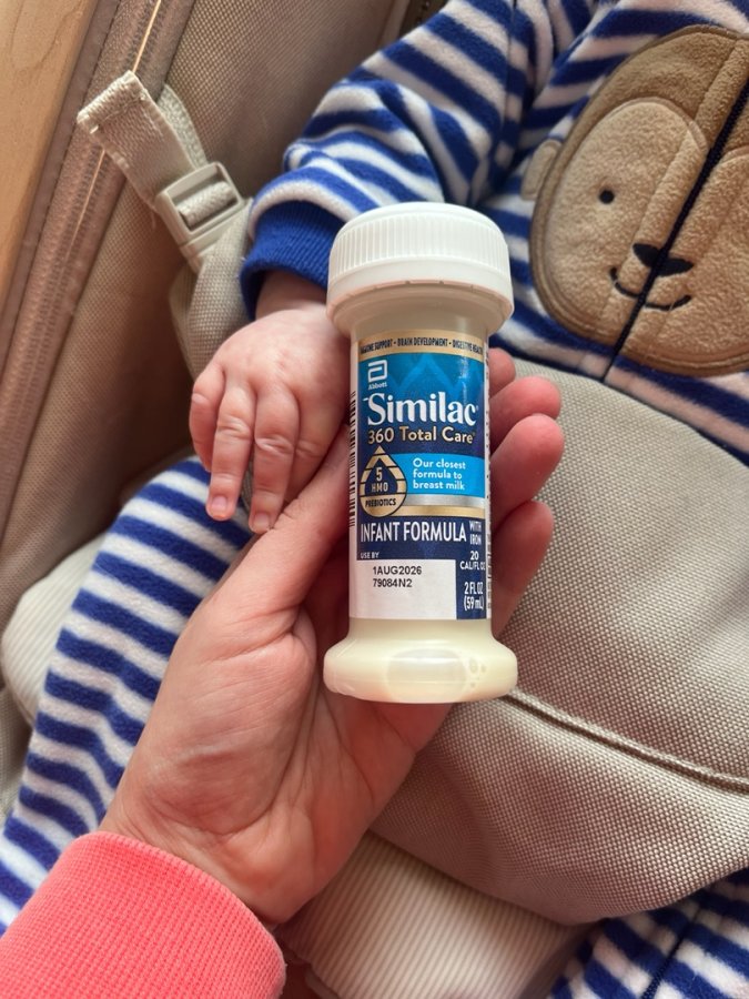 Similac 360 Total Care Ready-to-Feed Infant Formula with Iron (2 fl oz, 12 Bottles)