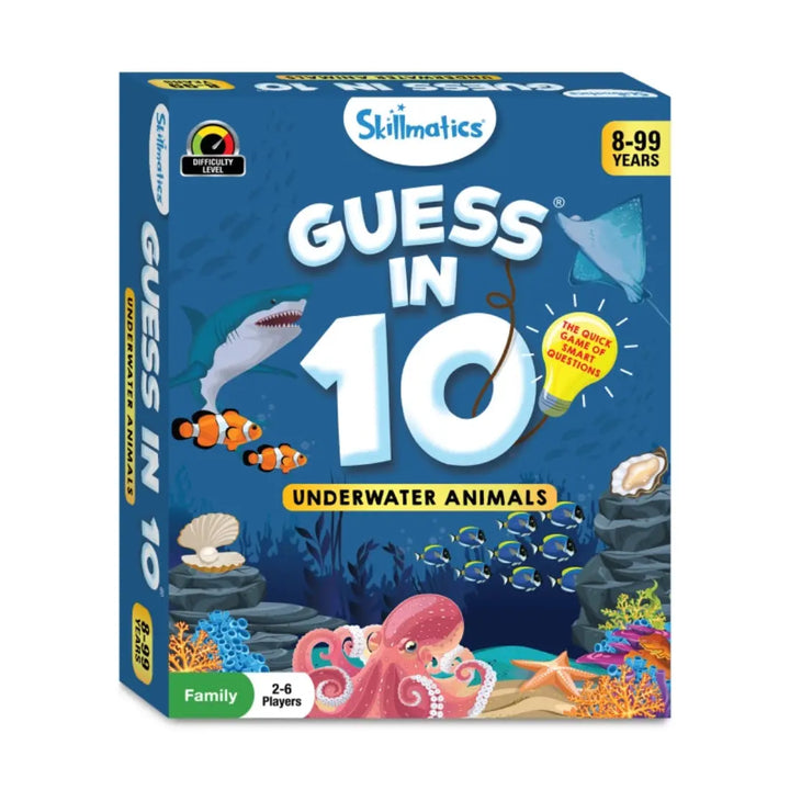 Skillmatics Guess in 10 Underwater Animals