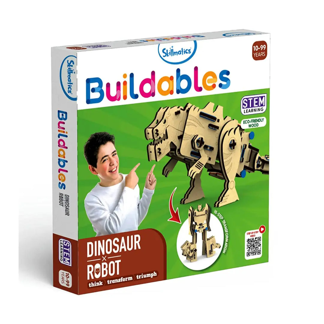 Skillmatics Buildables Dinosaur x Robot