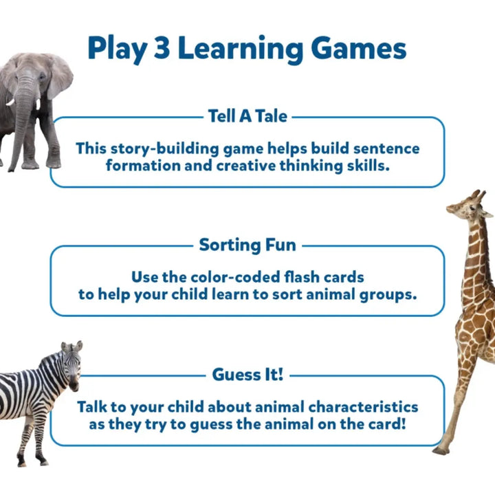 Skillmatics Flash Cards First 100 Animals