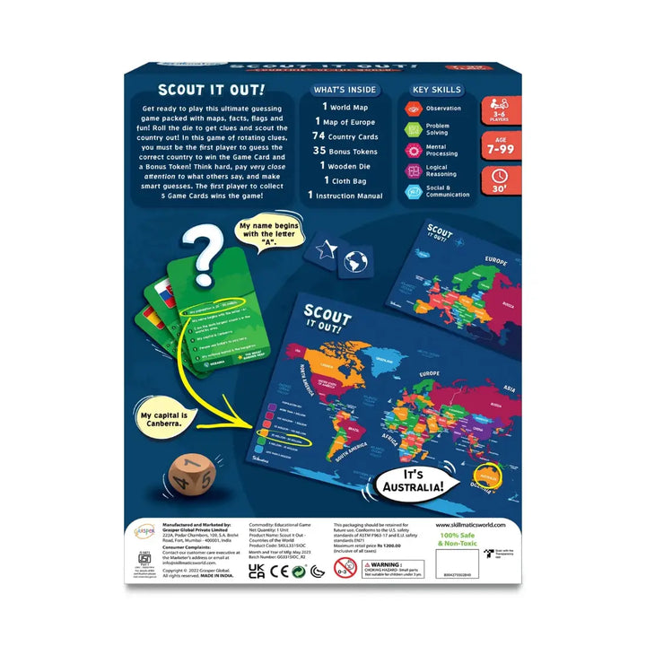 Skillmatics Scout It Out! Countries Of The World