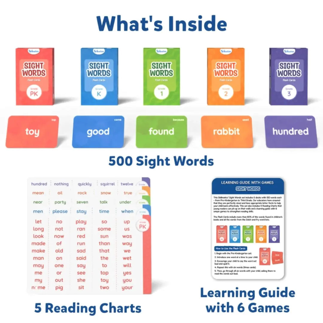 Skillmatics Flash Cards Sight Words