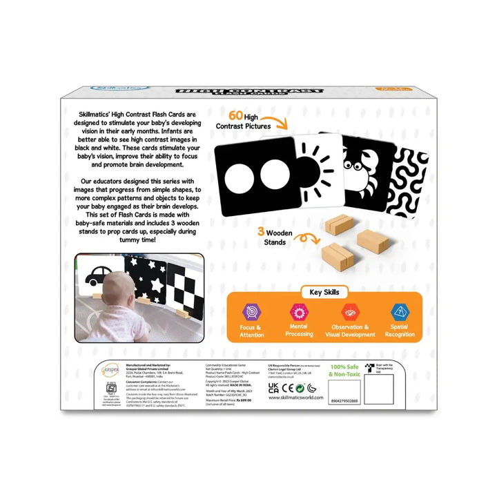 Skillmatics High Contrast Flash Cards