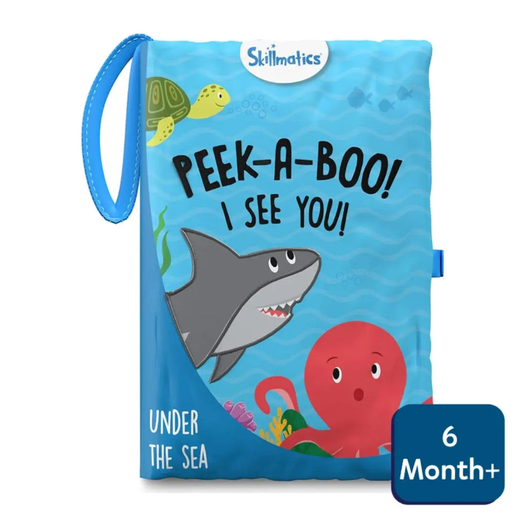 Skillmatics Peek-A-Boo Cloth Book Under The Sea